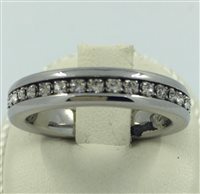 Anello Mooby in Acciaio Zirconia AN90-20 - AN90-20